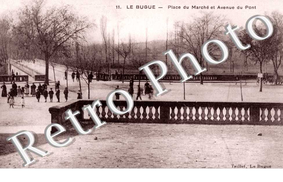Place du marche et avenue du pont