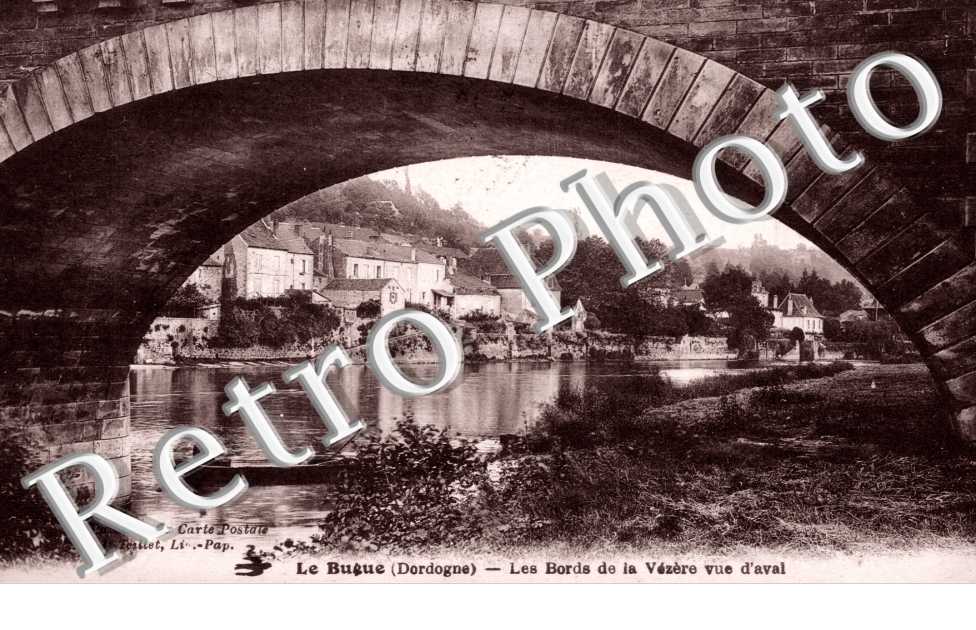 les Bords de la Vezere, Vue d&#039;Aval