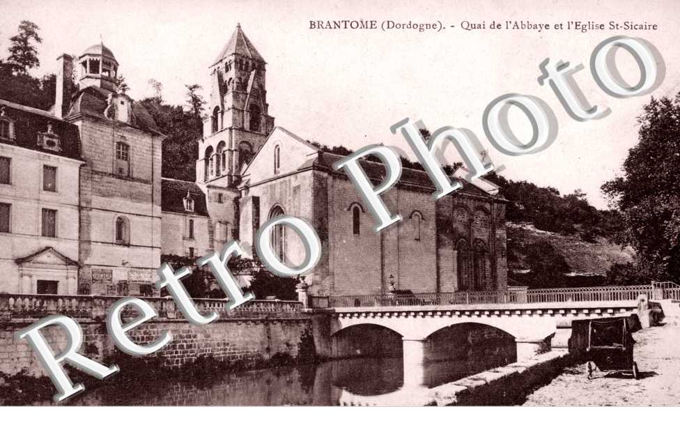 Quai de l'Abbaye et l'Eglise Saint-Sicaire
