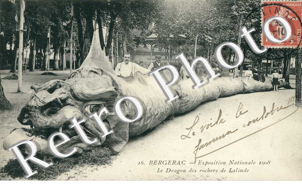 Exposition Nationale 1908, le Dragon des rochers de Lalinde