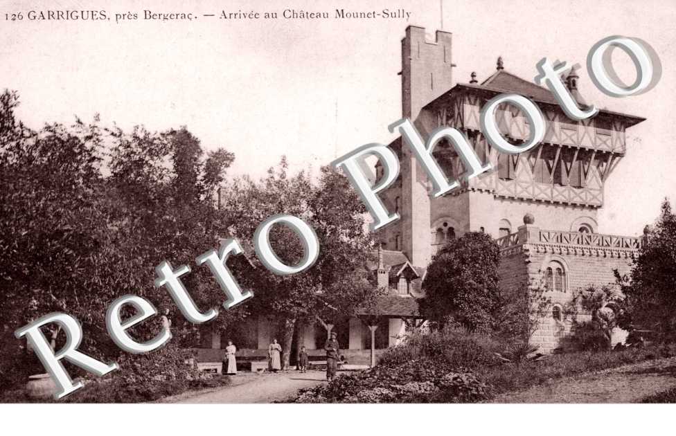Arrivee au Chateau Mounet-Sully