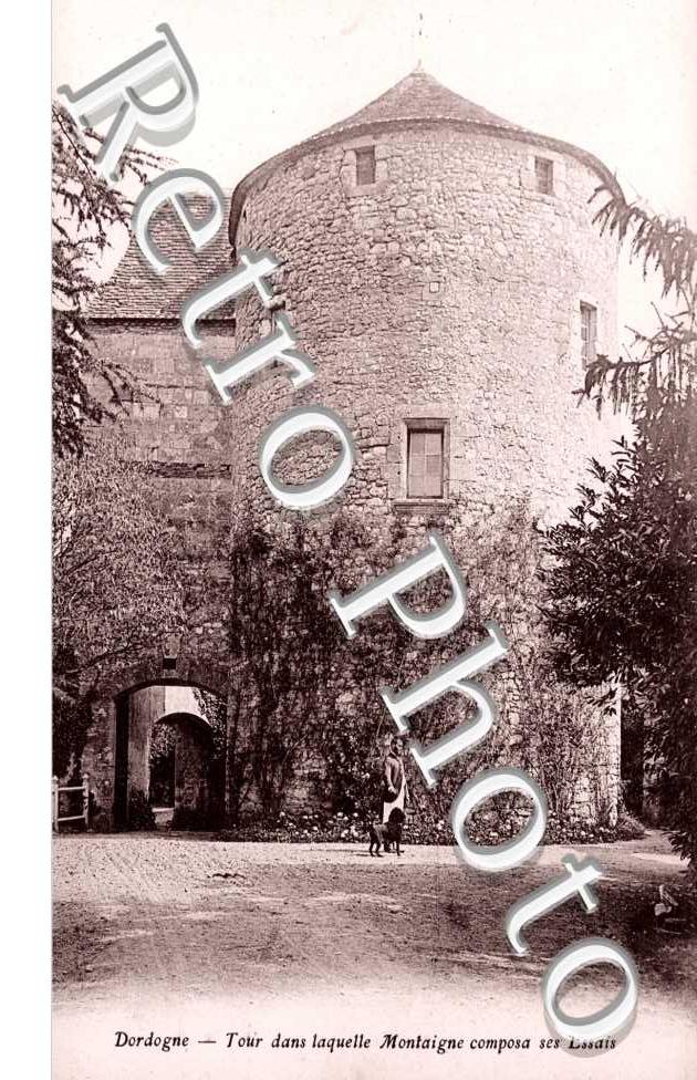 Tour dans laquelle  Montaigne ecrivit ses essais