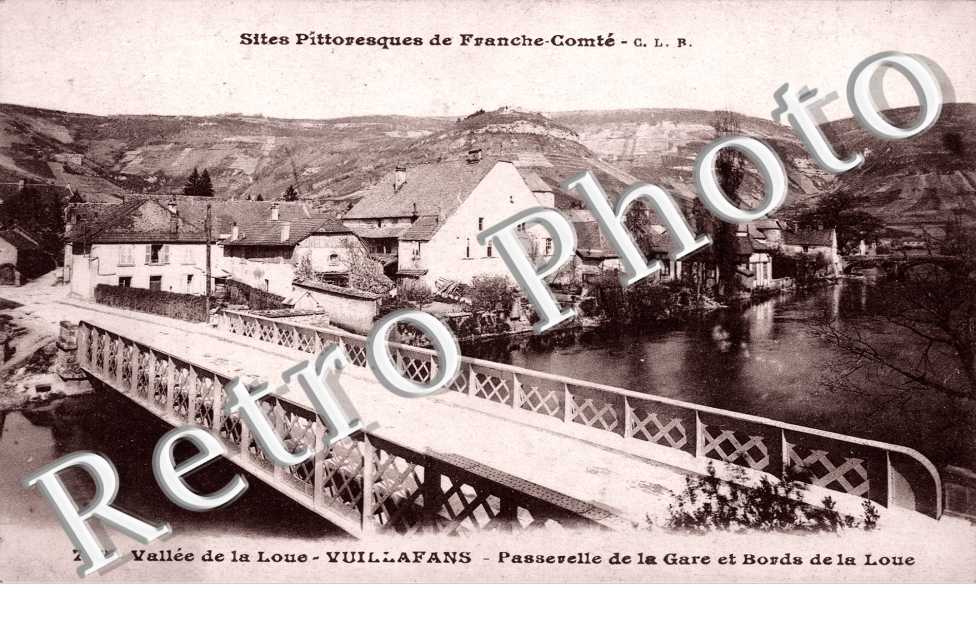 Vallee de la Loue, Passerelle de la Gare et Bords de la Loue