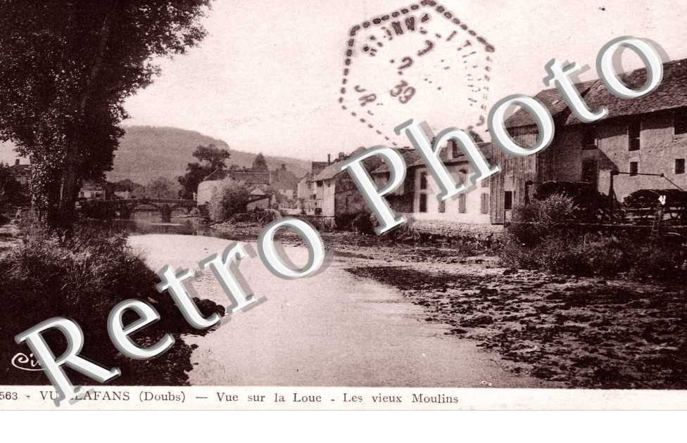 vue sur la Loue Les vieux moulins