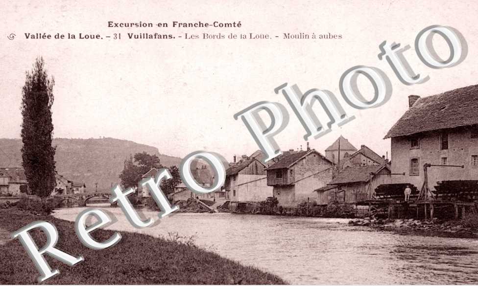 les Bords de la Loue, Moulin a aubes