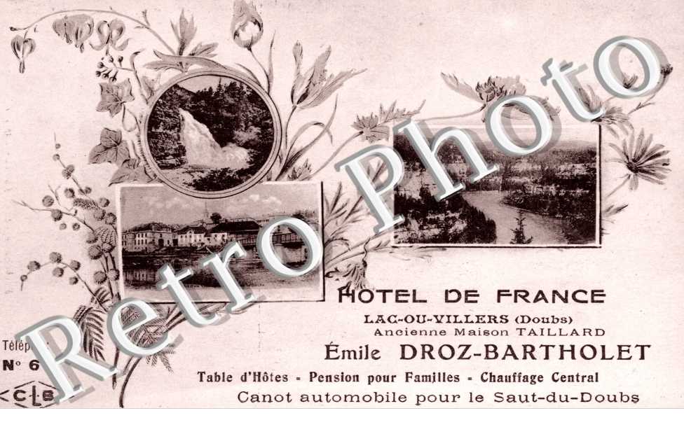 Hotel de France - ancienne maison Taillard - Emile Droz-Bartholet