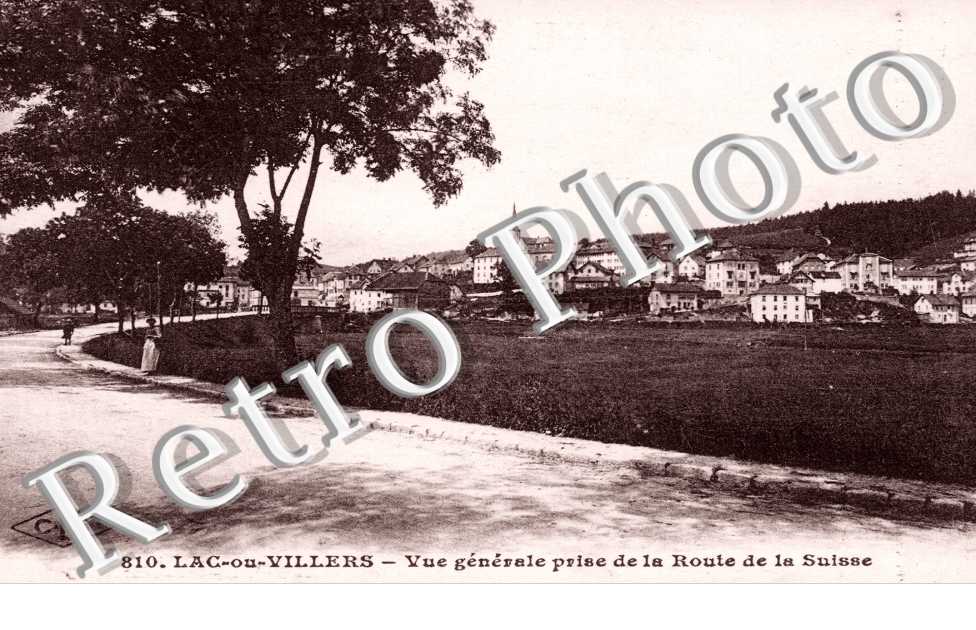 Vue generale prise de la route de la Suisse