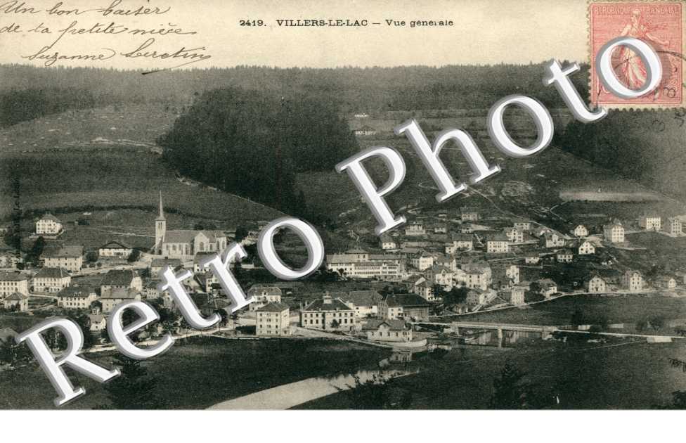 Villers-le-Lac, Vue Generale