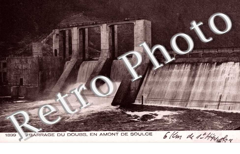 le Barrage du Doubs en Amont de Soulce