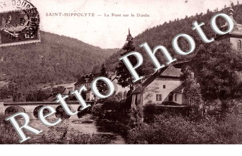 le pont sur le Doubs