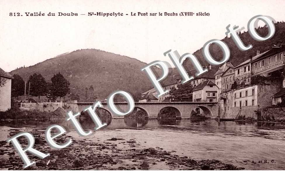 le pont sur le Doubs
