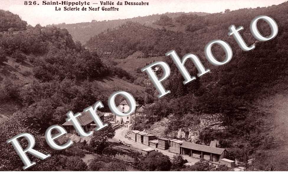 Vallee du dessoubre, la Scierie de Neuf Gouffre