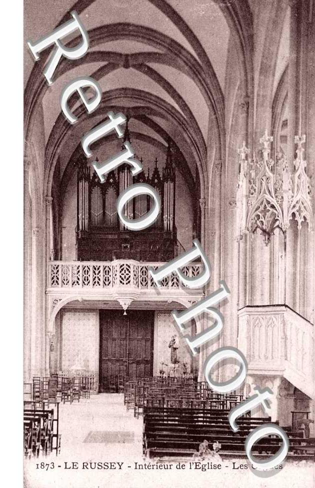 intérieur de l'église - Les Orgues