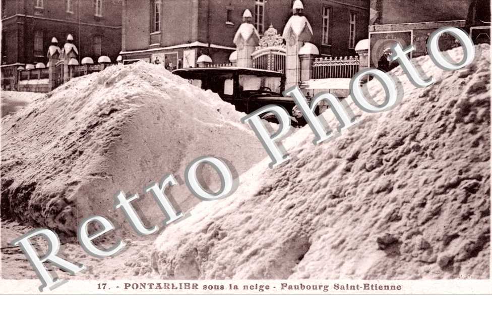 Faubourg Saint-Etienne, Pontarlier sous la neige
