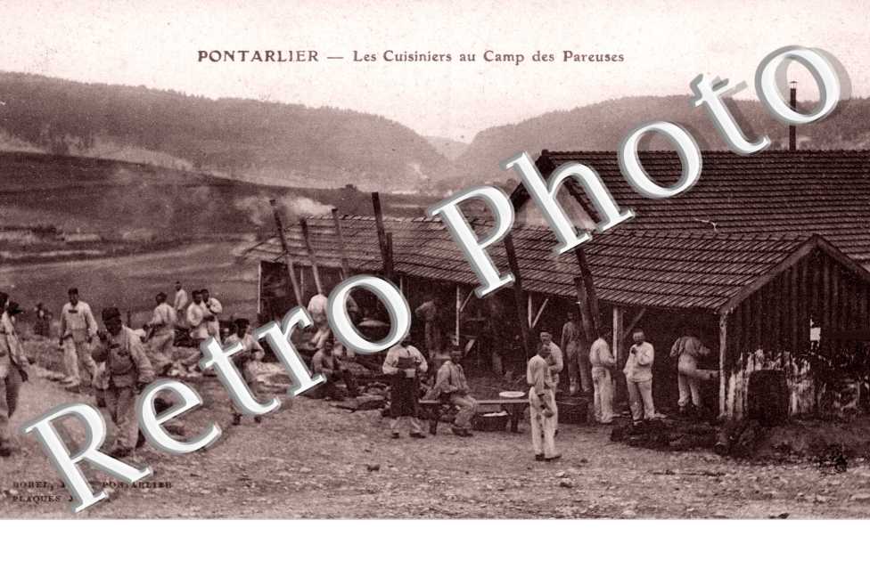 les cuisiniers au camp des Pareuses