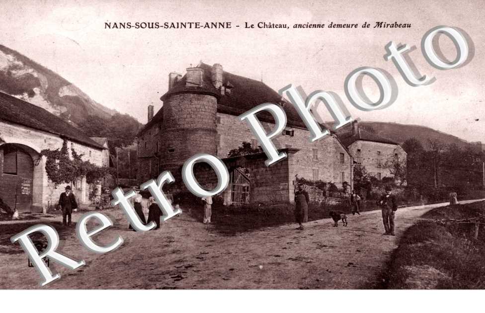 le chateau, ancienne demeure de mirabeau (couleur)
