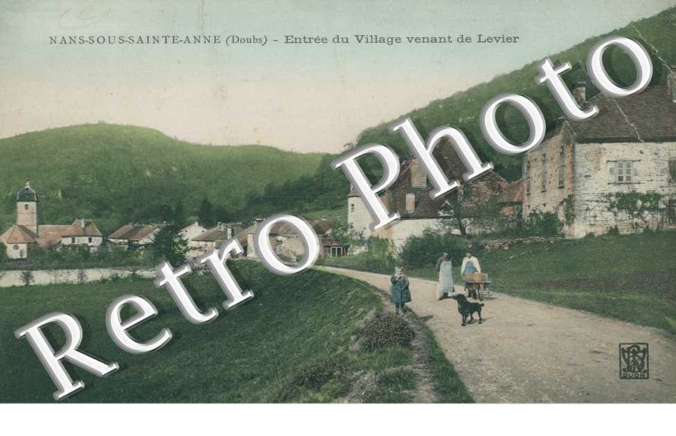 entree du village venant de Levier (couleur)
