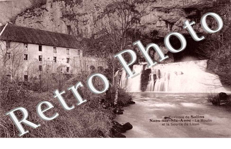 le moulin et la source du Lizon