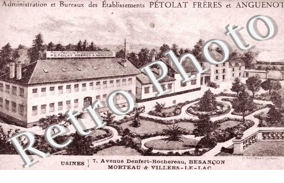 Administration et Bureaux des Etablissements Petolat Freres et Anguenot