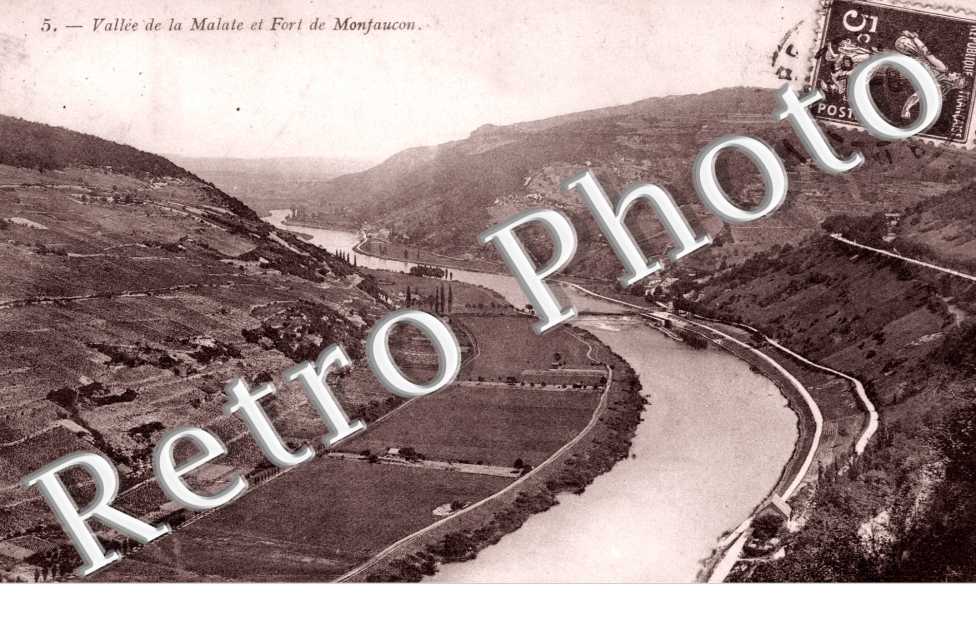 vallee de la Malate et fort de Montfaucon