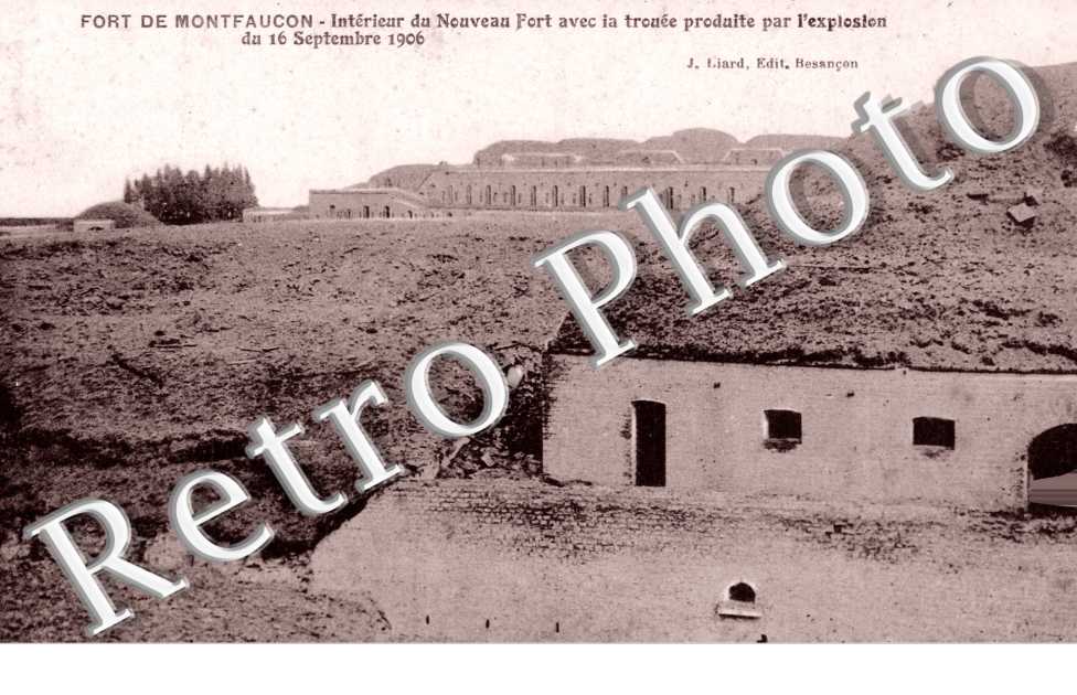 Intieur du Nouveau Fort apr la Catastrophe du 16 Sept. 1906