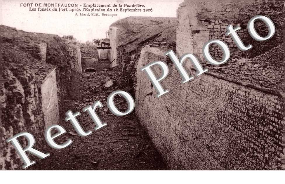 Emplacement de la Poudrie apr la Catastrophe du 16 Sept. 1906
