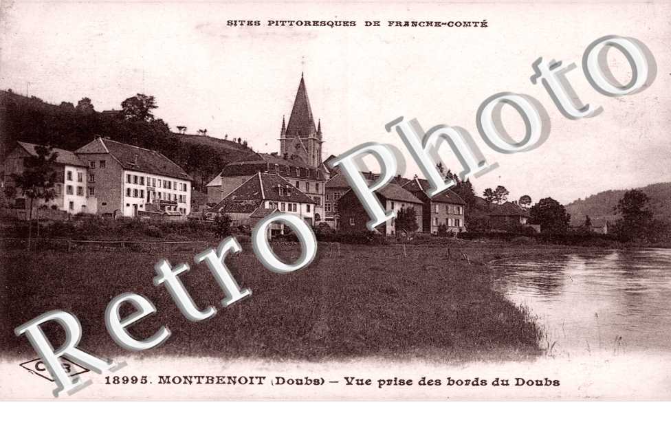 vue prise des Bords du Doubs