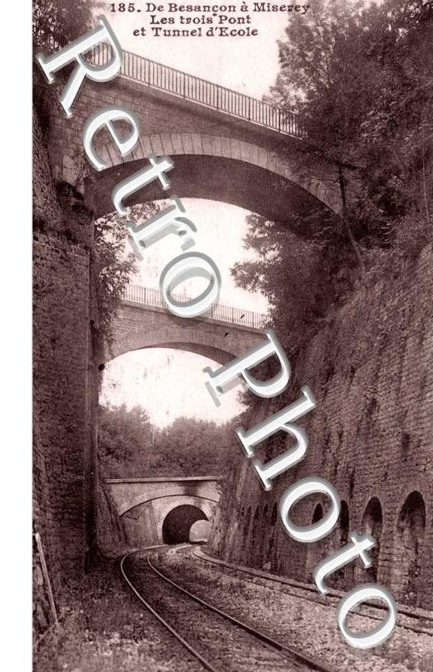 Les trois Ponts et le Tunnel d&#039;Ecole