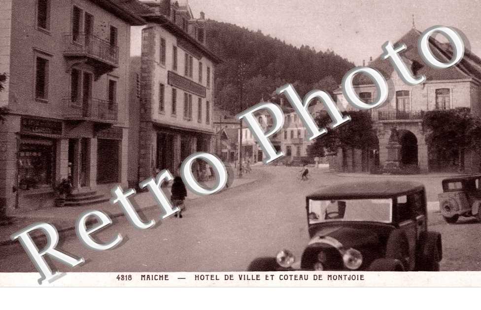 hotel de ville et coteau de Montjoie