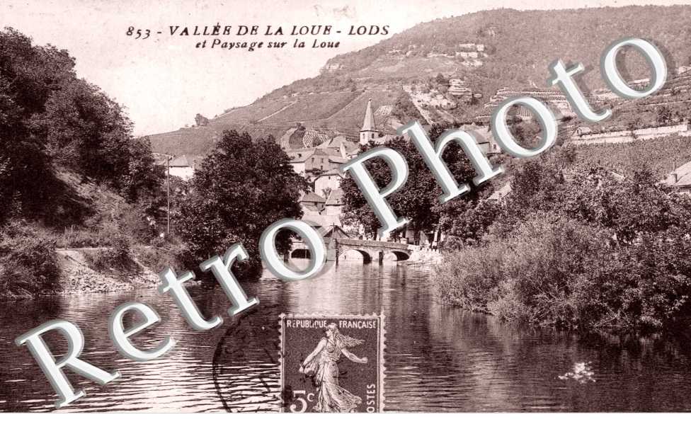 Paysage sur la Loue