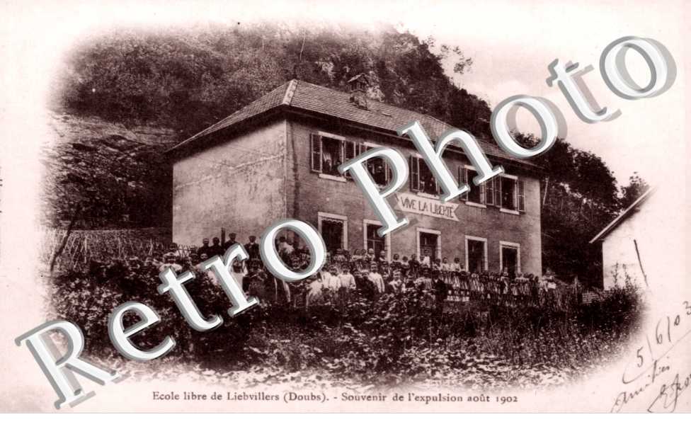 ecole libre Souvenir de l&#039;expulsion aout 1902