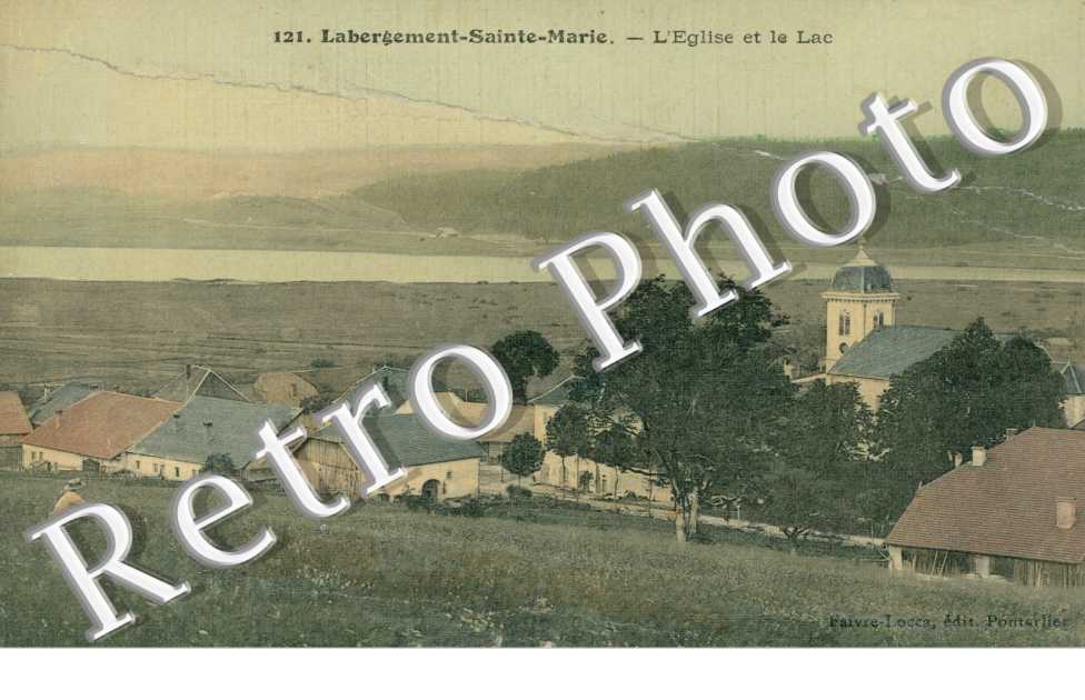 l&#039;eglise et le lac