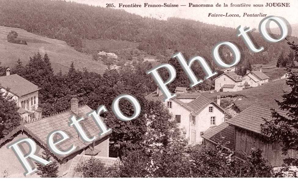 Panorama de la frontiere sous Jougne