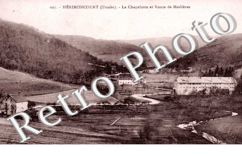 la Chapelotte et Route de Meslieres