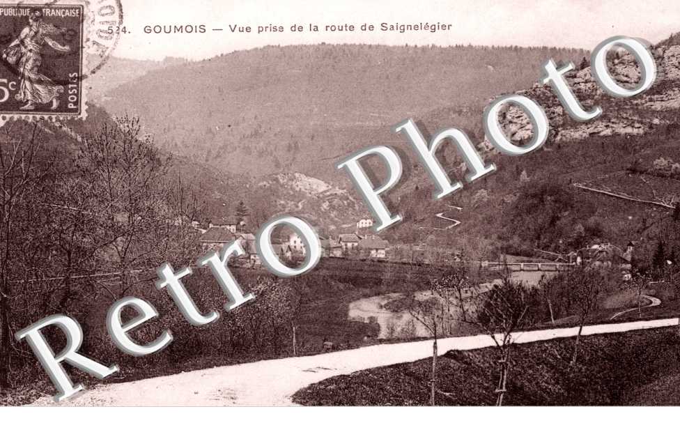 Vue prise de la Route de Saignelegier