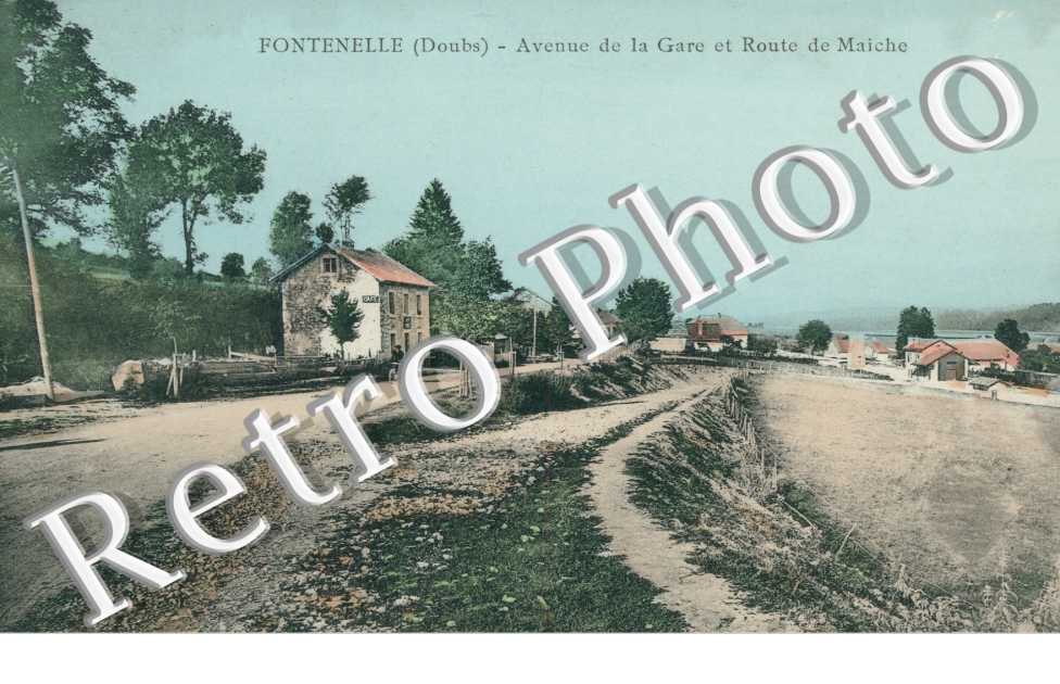 Avenue de la Gare et la Route de Maiche