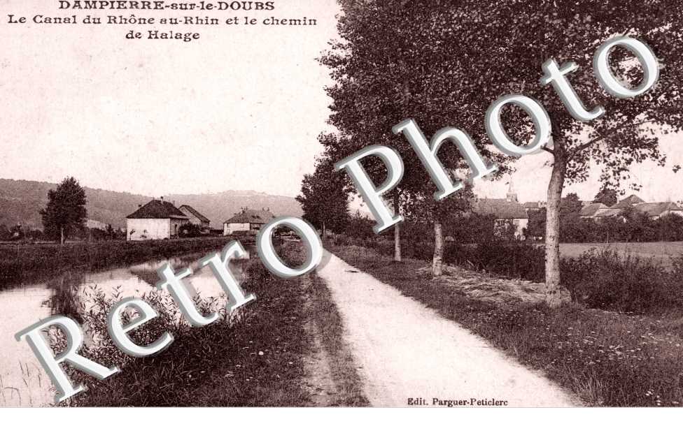 Canal du Rhone au Rhin et Chemin de Halage