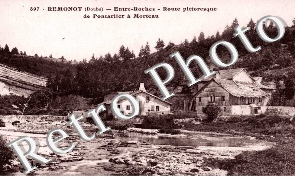route de Pontarlier a Morteau