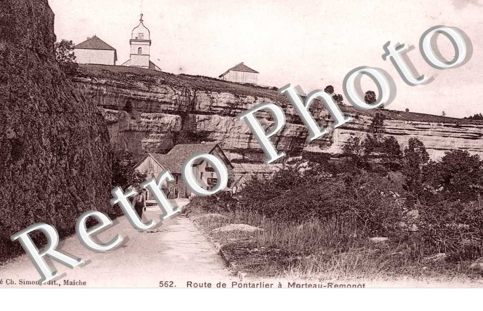 Route de Pontarlier a Morteau-Remonot