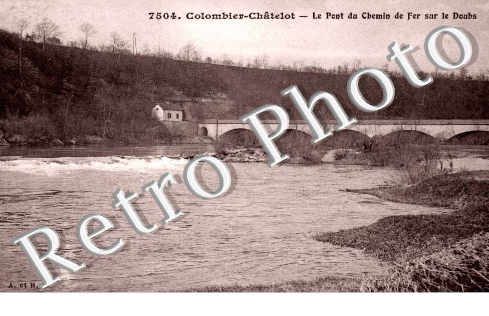 Le Pont du Chemin de Fer sur le Doubs