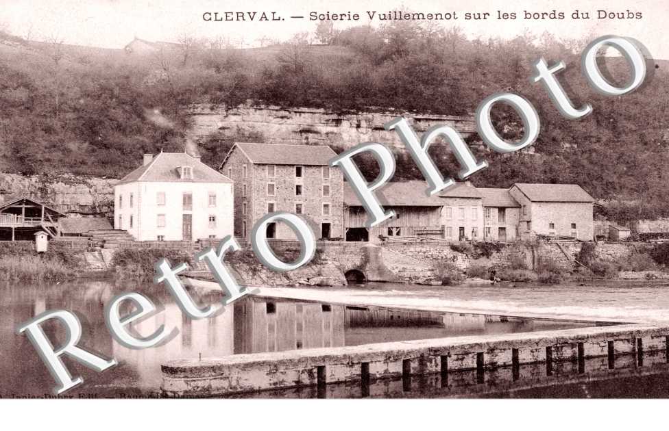 Scierie Vuillemenot sur les bords du Doubs