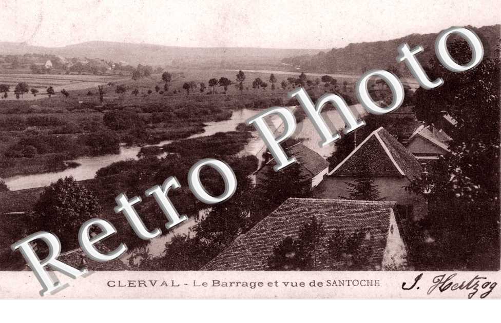 Le Barrage et vue de Santoche