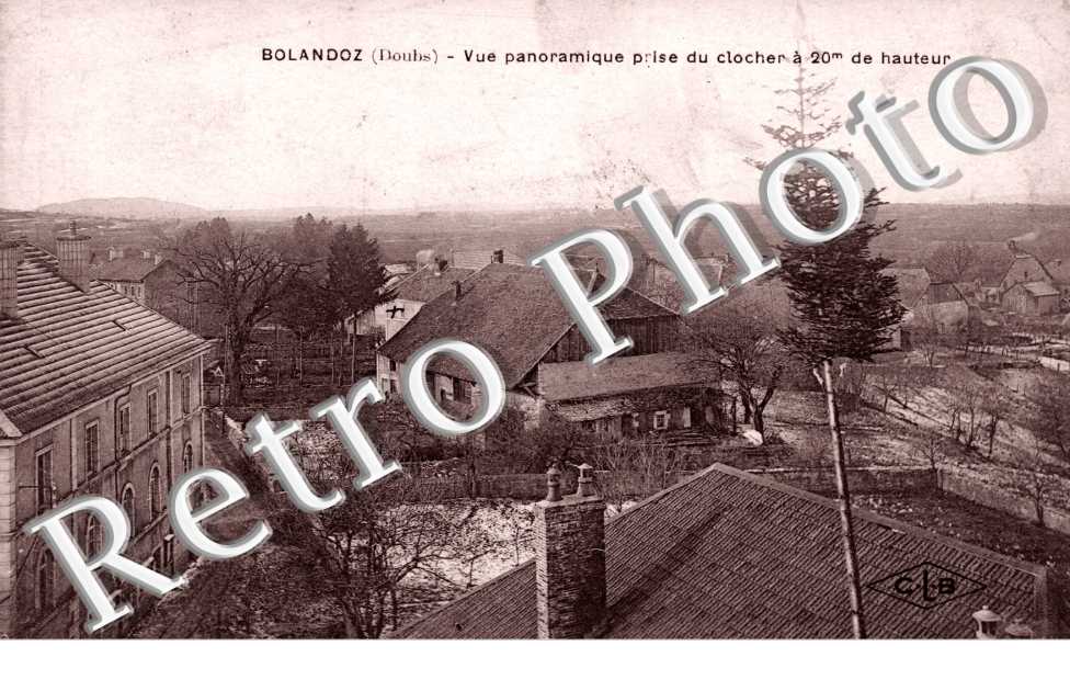 vue panoramique prise du clocher
