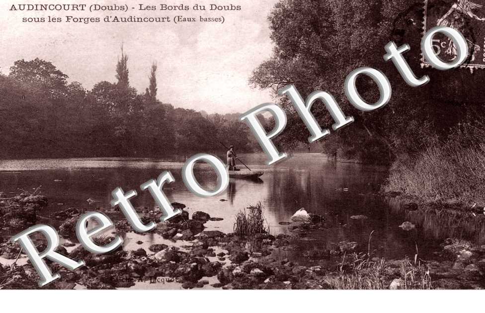 les bords du doubs sous les forges d'audincourt