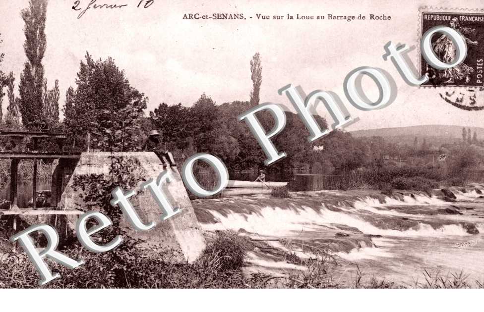 Vue sur la Loue au Barrage de Roche