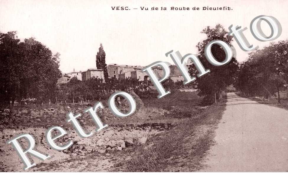 Vu de la route de Dieulefit