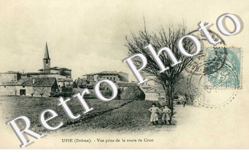 Vue prise de la route de Crest