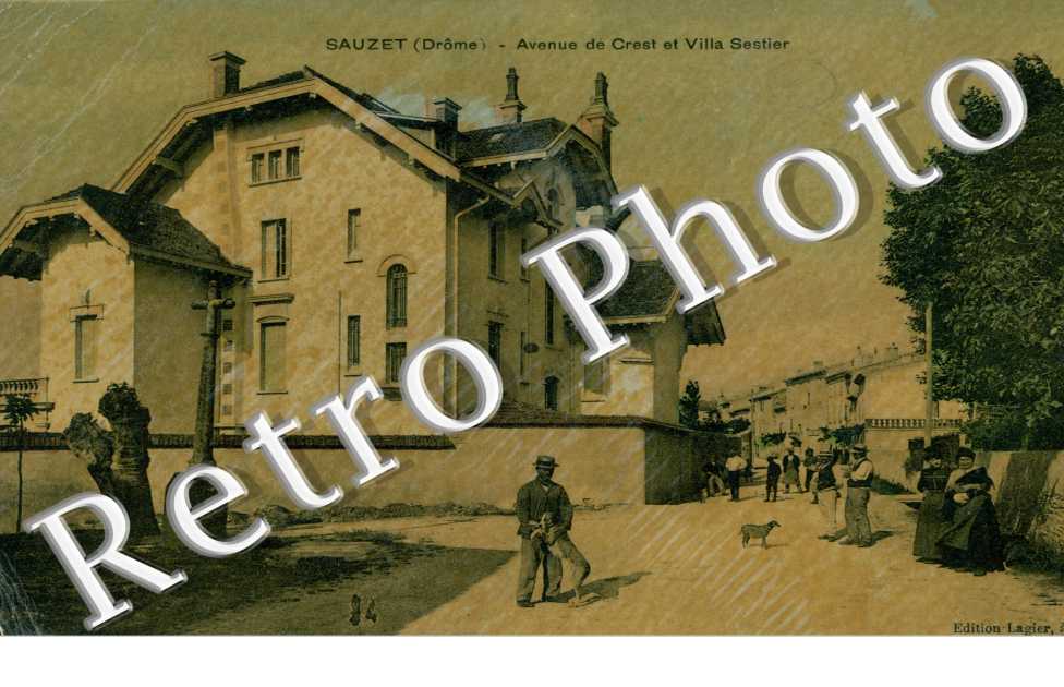 Avenue de Crest et villa Sestier