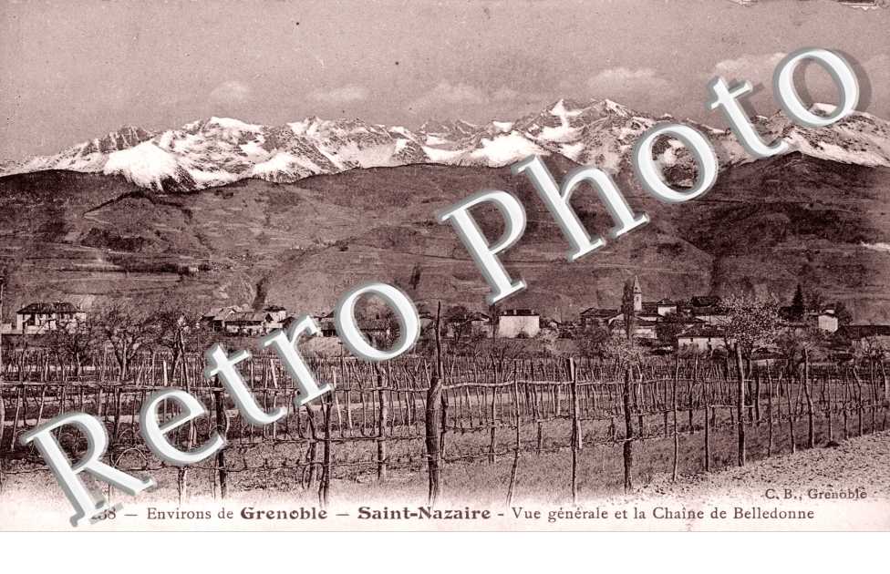 Vue generale et la chaine de Belledonne