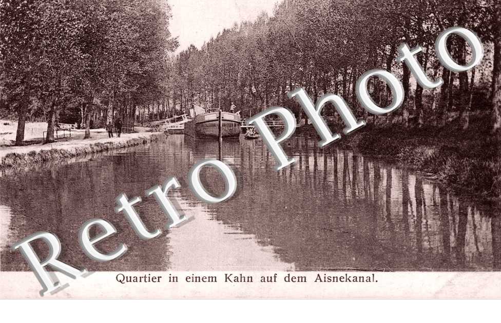 Quartier in einem Kahn dem Aisenkanal